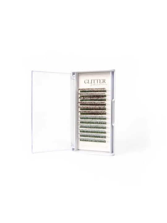 Glitter Lashes D-Curl Bronze-Silver