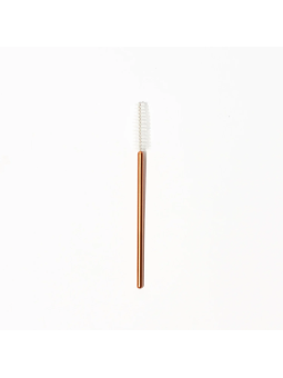 Eyelash Brushes (20 pieces) Bronze/White