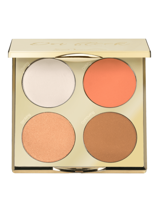 Palete "on fleek" (bronzer/pó translúcido/blush/iluminador/s