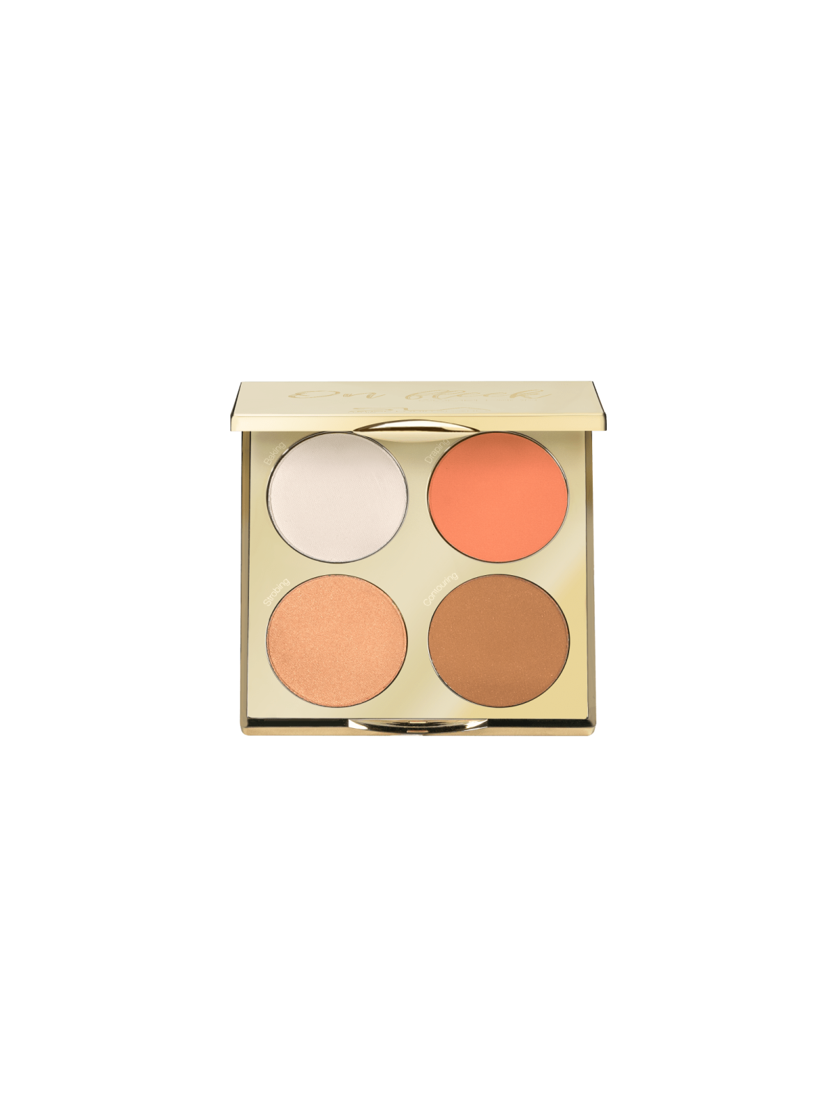 Palete "on fleek" (bronzer/pó translúcido/blush/iluminador/s