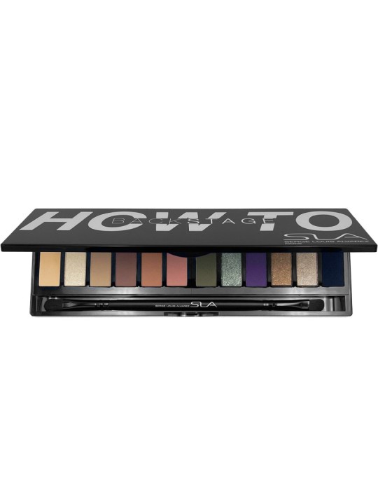 palete HOW TO Backstage "11 sombras + base fixante + ilumina