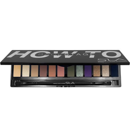 palete HOW TO Backstage "11 sombras + base fixante + ilumina