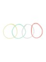 Elásticos Cabelo Rubber Band Cores Sortidas 50 Unidades