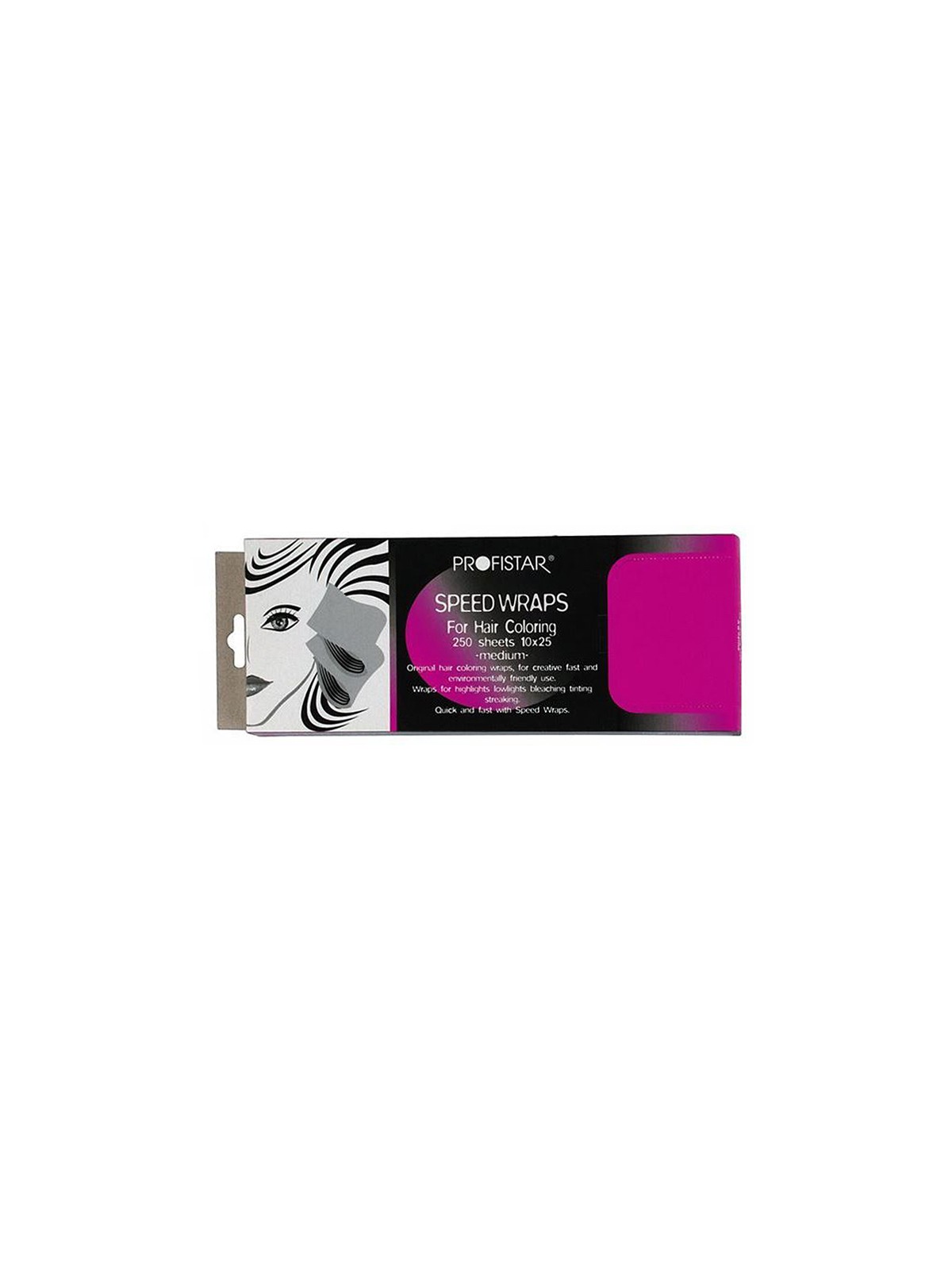 Papel Madeixas Express 10 x 25 cm 250 Unidades