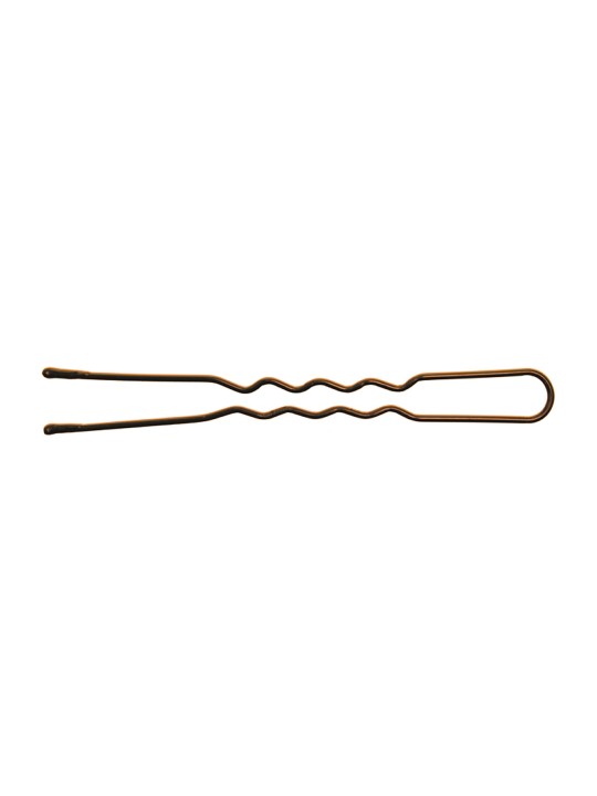 Ganchos Cabelo Rosy Invisíveis Castanho 6 cm 50 x 40 Unidade