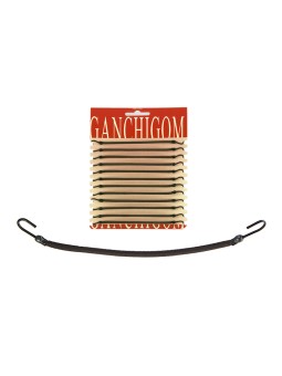 Elásticos Cabelo com Gancho Pretos 12 Unidades