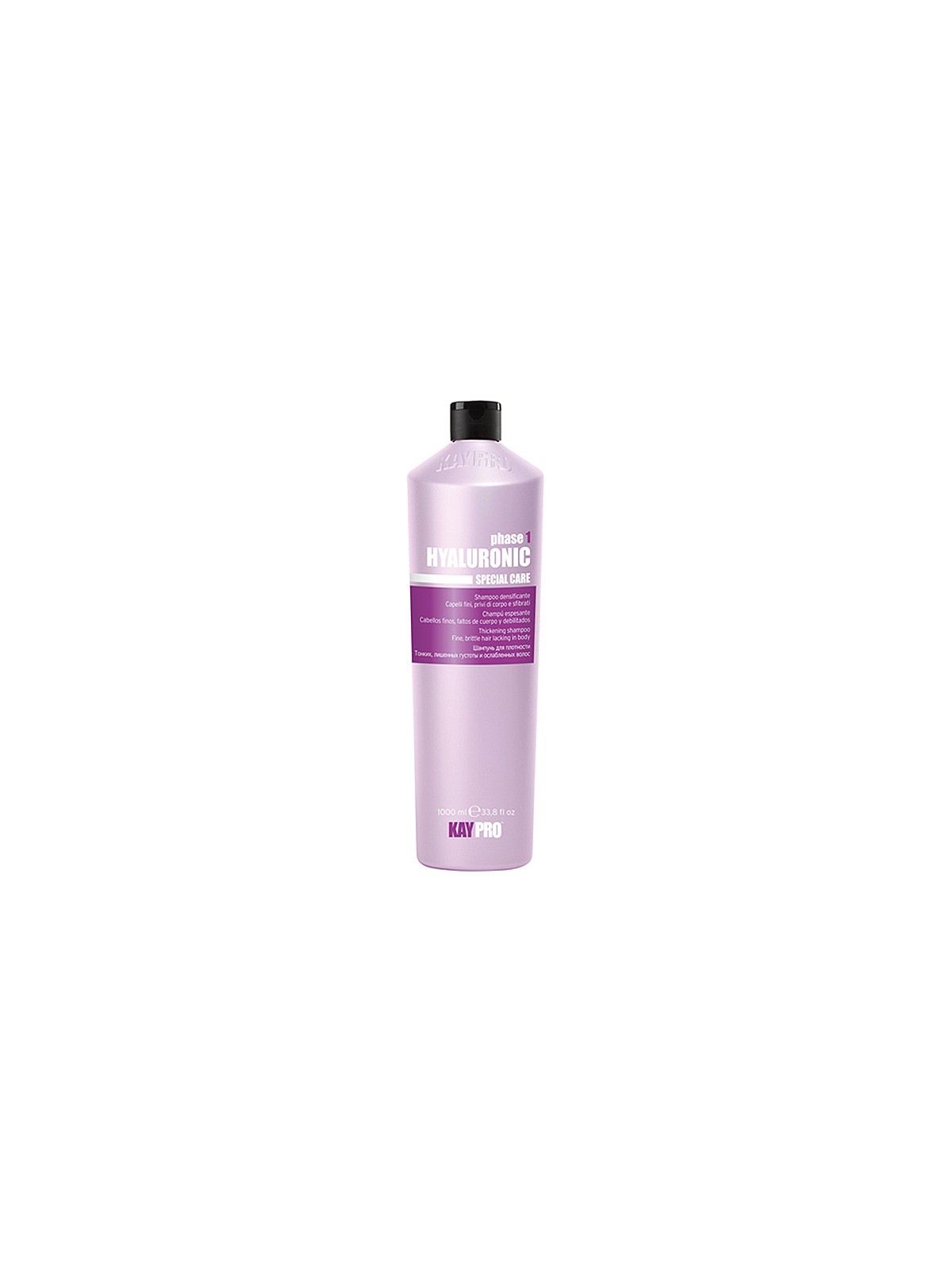 Shampoo Kaypro Hyaluronic Cabelos Finos e Danificados 1000 m