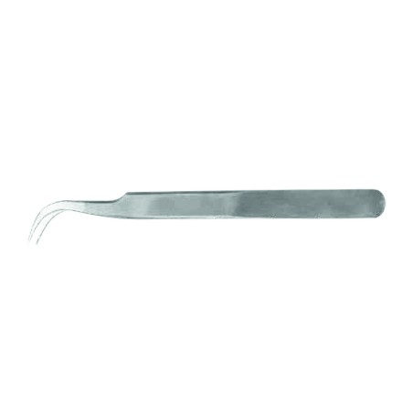Pinça Aplicadora Extensões Curva Oxeye Inox
