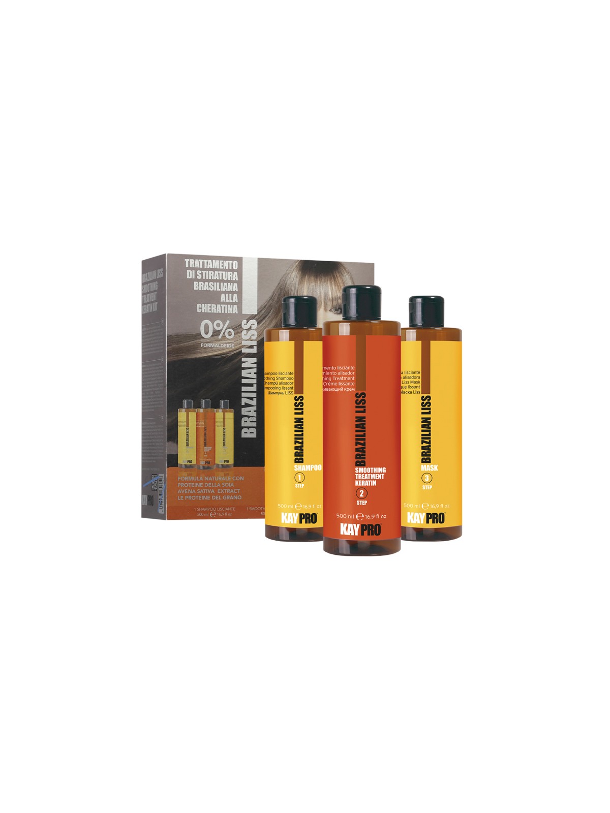 Kit Alisamento Kaypro Brazilian Liss 500 ml