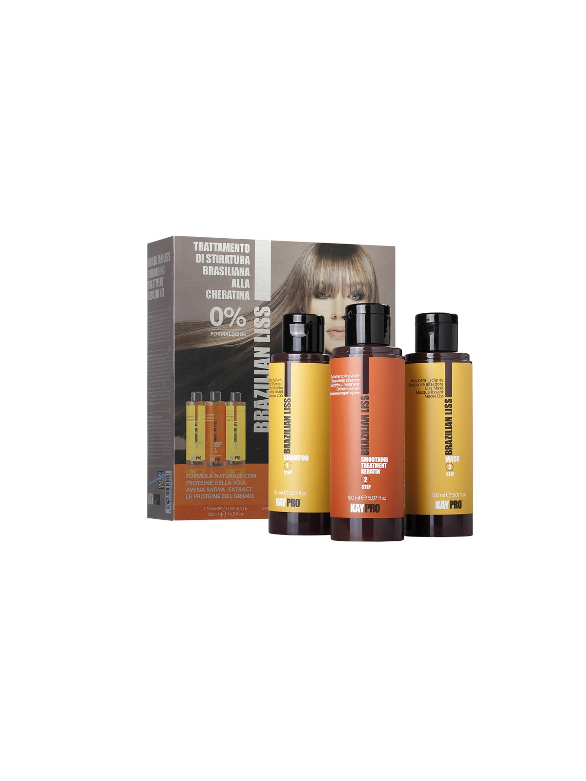 Kit Alisamento Kaypro Brazilian Liss 150 ml