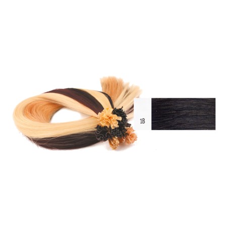 Extensões Cabelo 100% Humano Kayextensions Natural 1b 55 cm