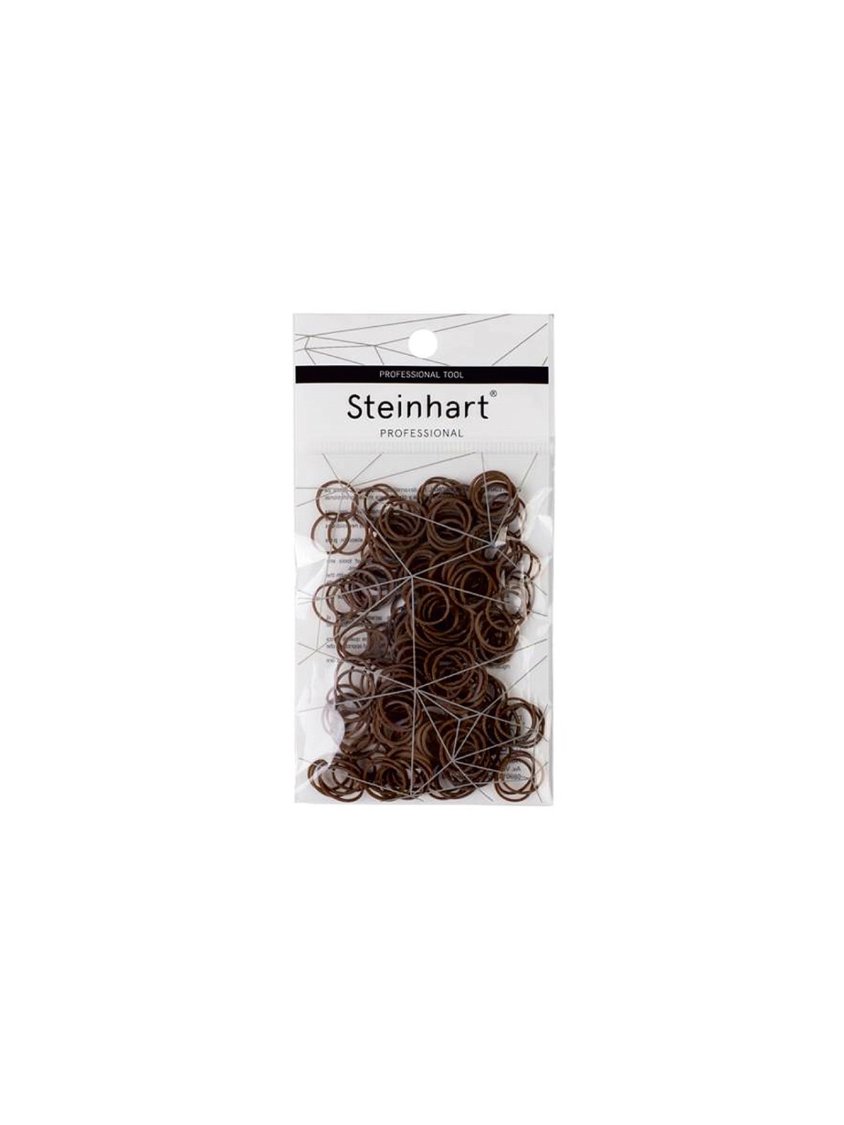 Elásticos Cabelo Steinhart Borracha Castanhos 10 gr