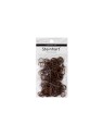 Elásticos Cabelo Steinhart Borracha Castanhos 10 gr