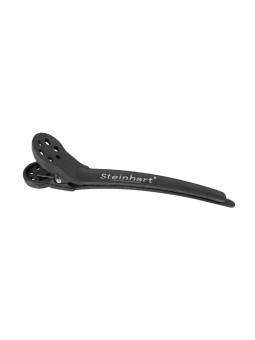 Pinça Cabelo Steinhart Carbono Preta Curta 6 Unidades