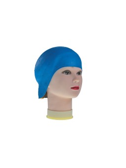 Touca Madeixas Borracha Azul