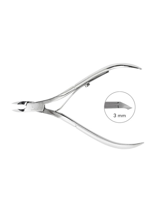 Alicate Cutículas Baruffaldi Aço 10 cm - 3 mm
