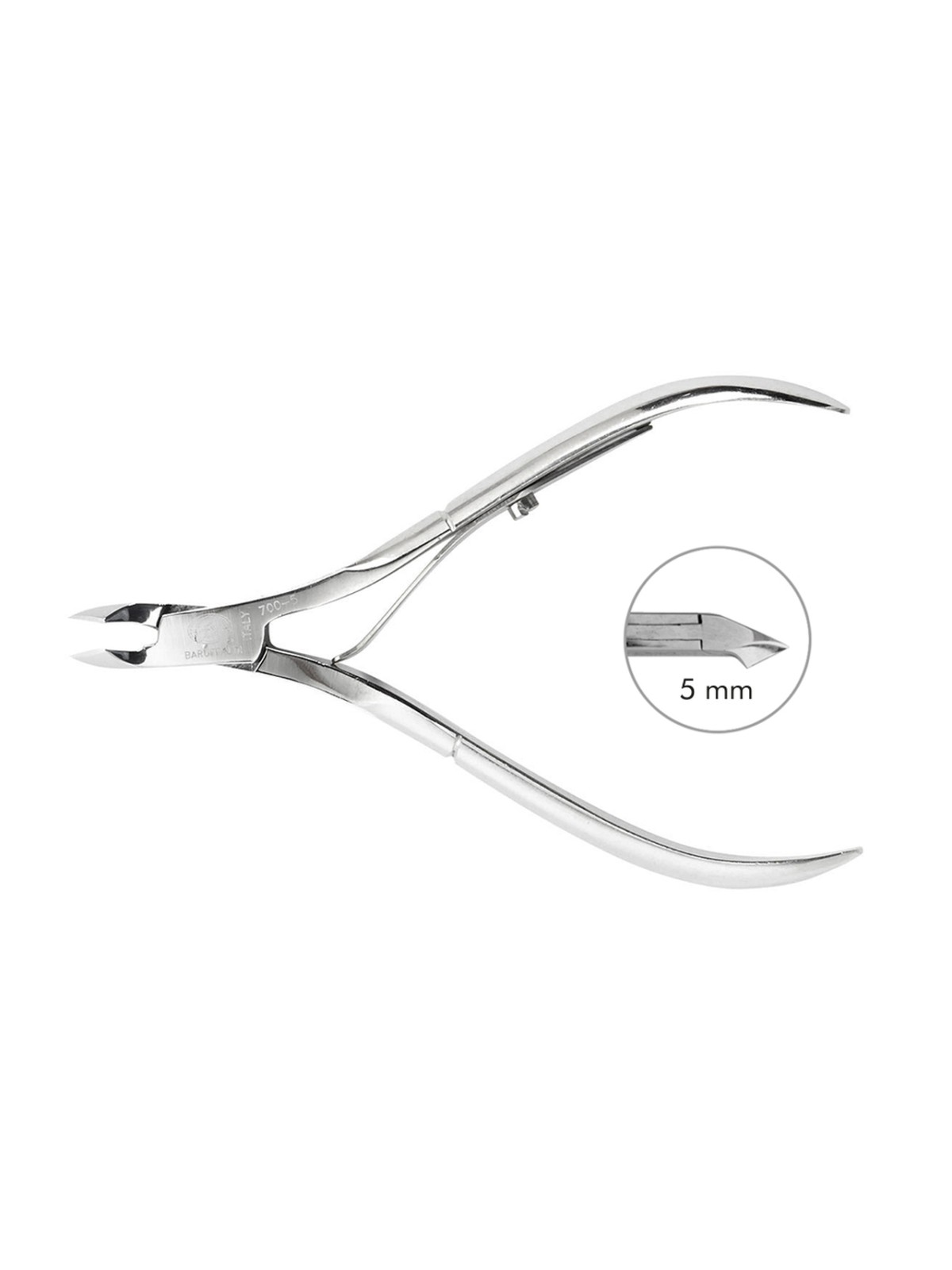 Alicate Cutículas Baruffaldi Aço 10 cm - 5 mm