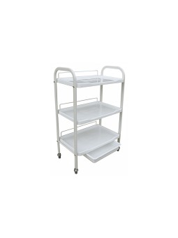 Mesa Ajudante Estética Rickiparodi Pro Branca