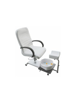 Cadeira de Pedicure com Massajador Rickiparodi Branca