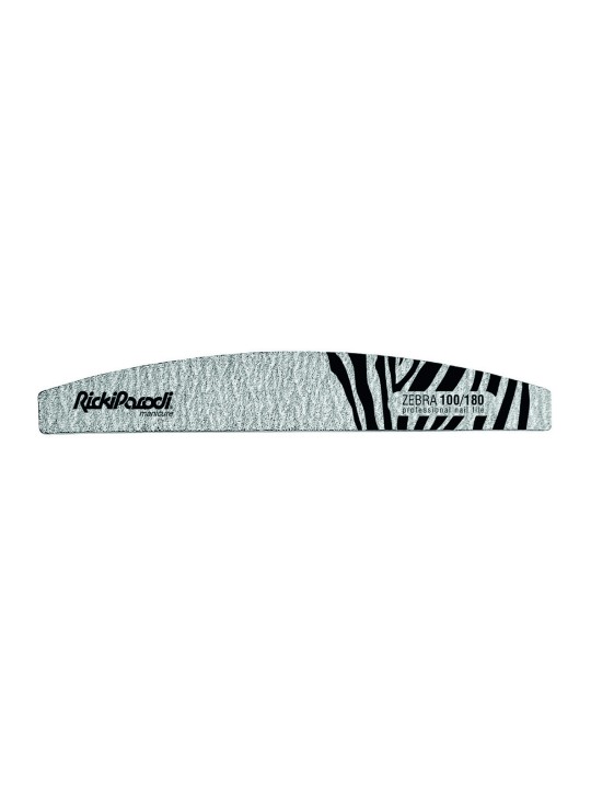 Lima de Unhas Rickiparodi Meia Lua Zebra 100/180 10 Unidades