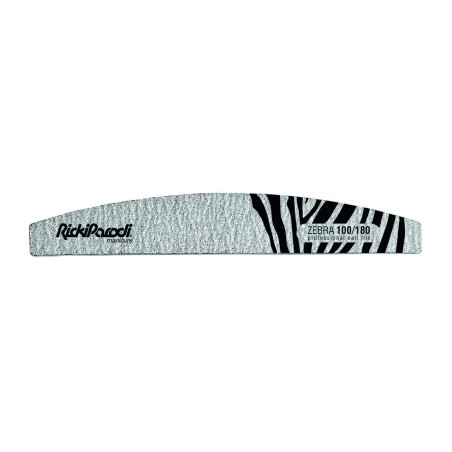 Lima de Unhas Rickiparodi Meia Lua Zebra 100/180 10 Unidades
