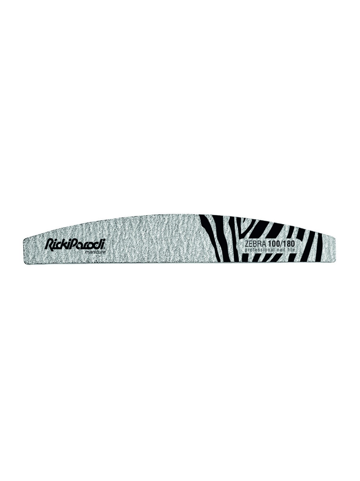 Lima de Unhas Rickiparodi Meia Lua Zebra 100/180 10 Unidades