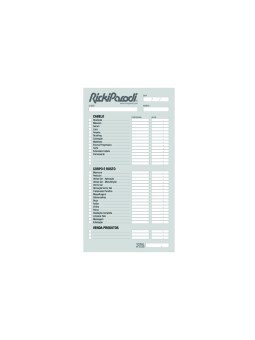 Bloco Serviços Cliente Rickiparodi 50 Folhas