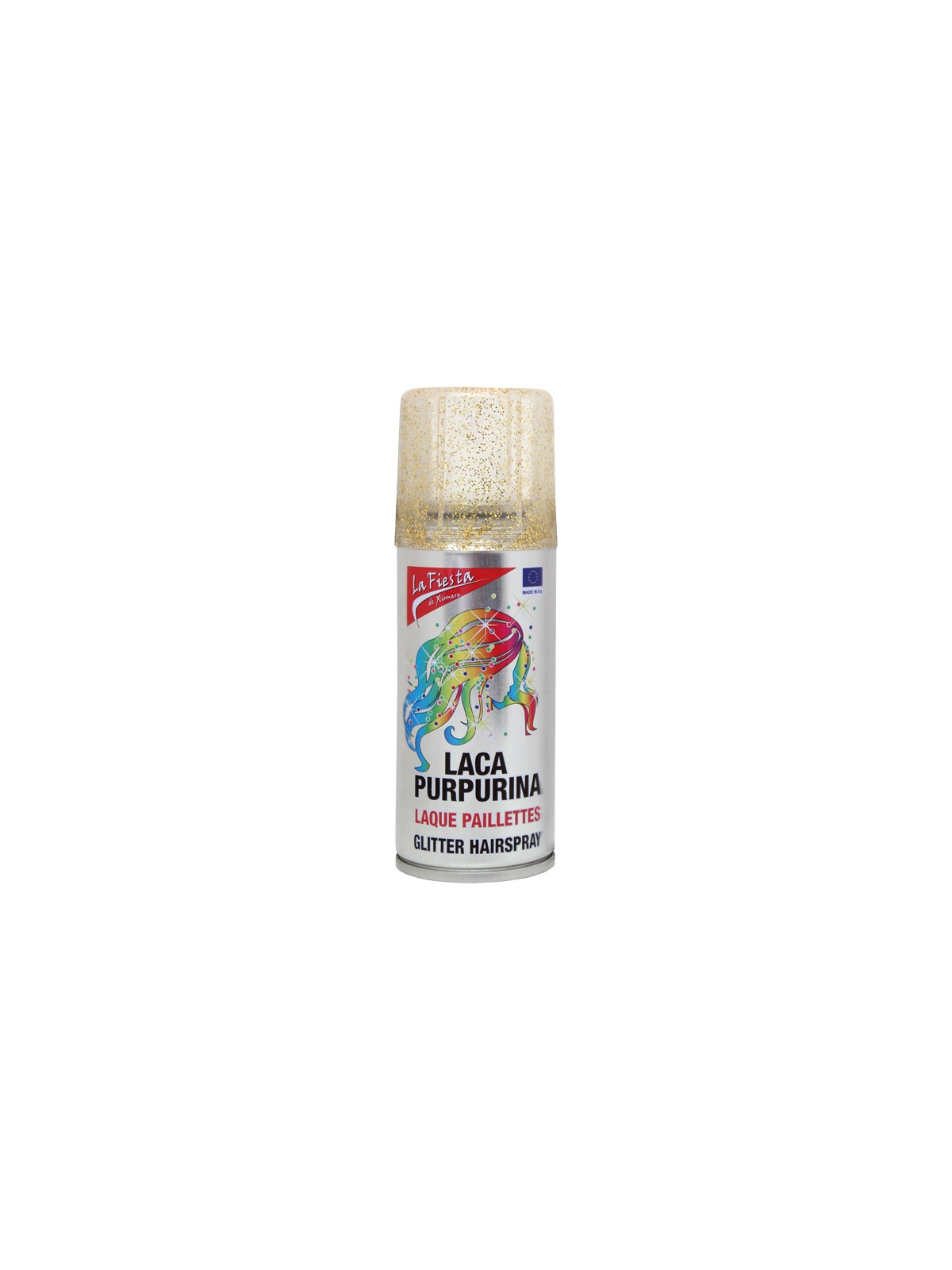 Laca Cor Fantasia Glitter Ouro 100 ml