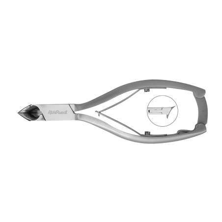 Alicate Unhas Rickiparodi Corte Frontal 1/2 Lua Inox 14 cm