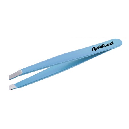 Pinça Oblíqua Rickiparodi Azul Inox 9 cm