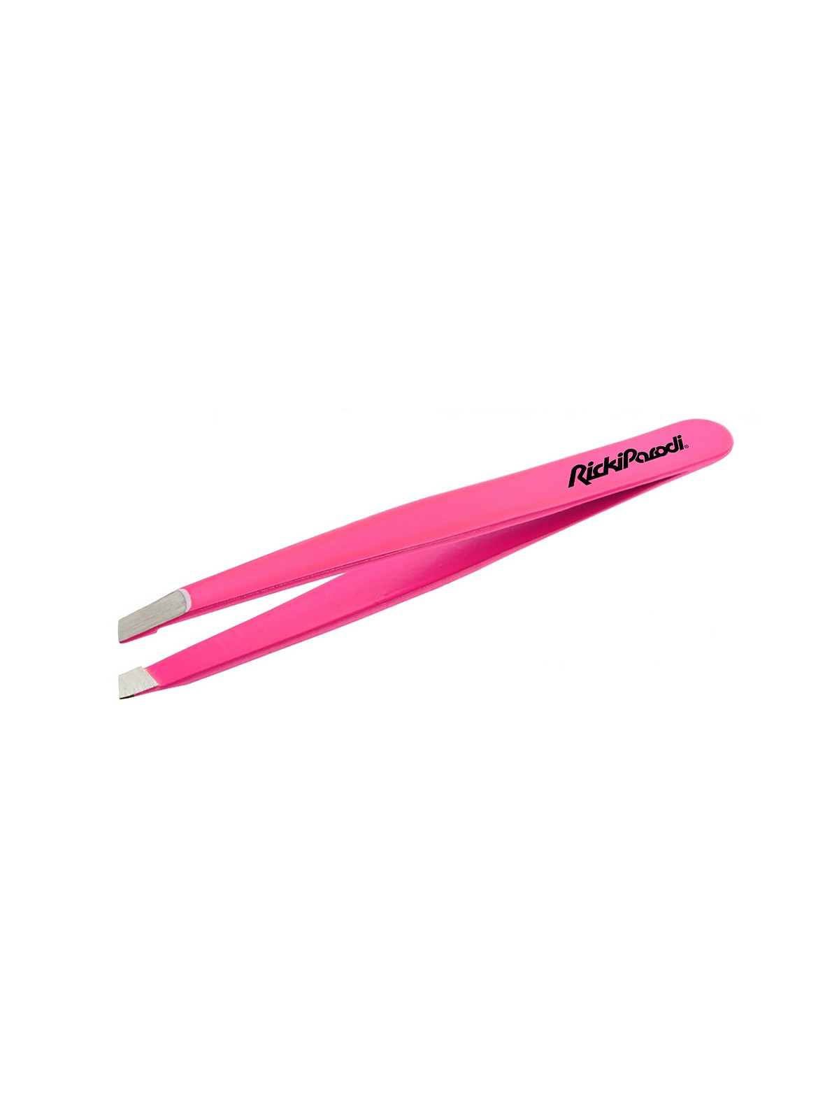 Pinça Oblíqua Rickiparodi Rosa Inox 9 cm