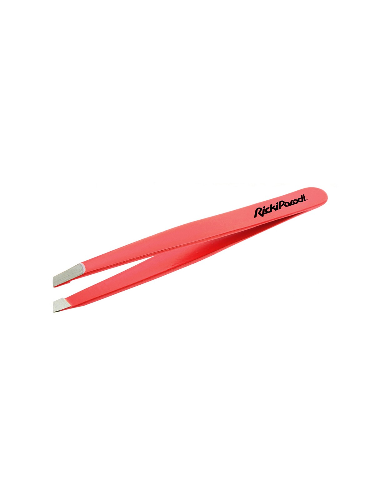 Pinça Oblíqua Rickiparodi Vermelha Inox 9 cm