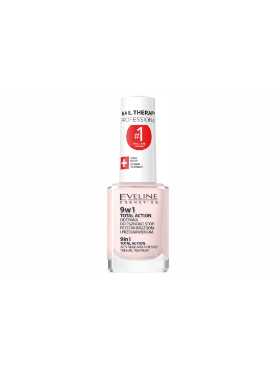 Cuidado para Unhas Pés 9 em 1 Total Action Eveline Nail Ther