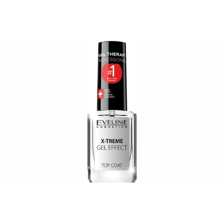 Verniz Top Coat Efeito Gel X-Treme Eveline Nail Therapy 12 m