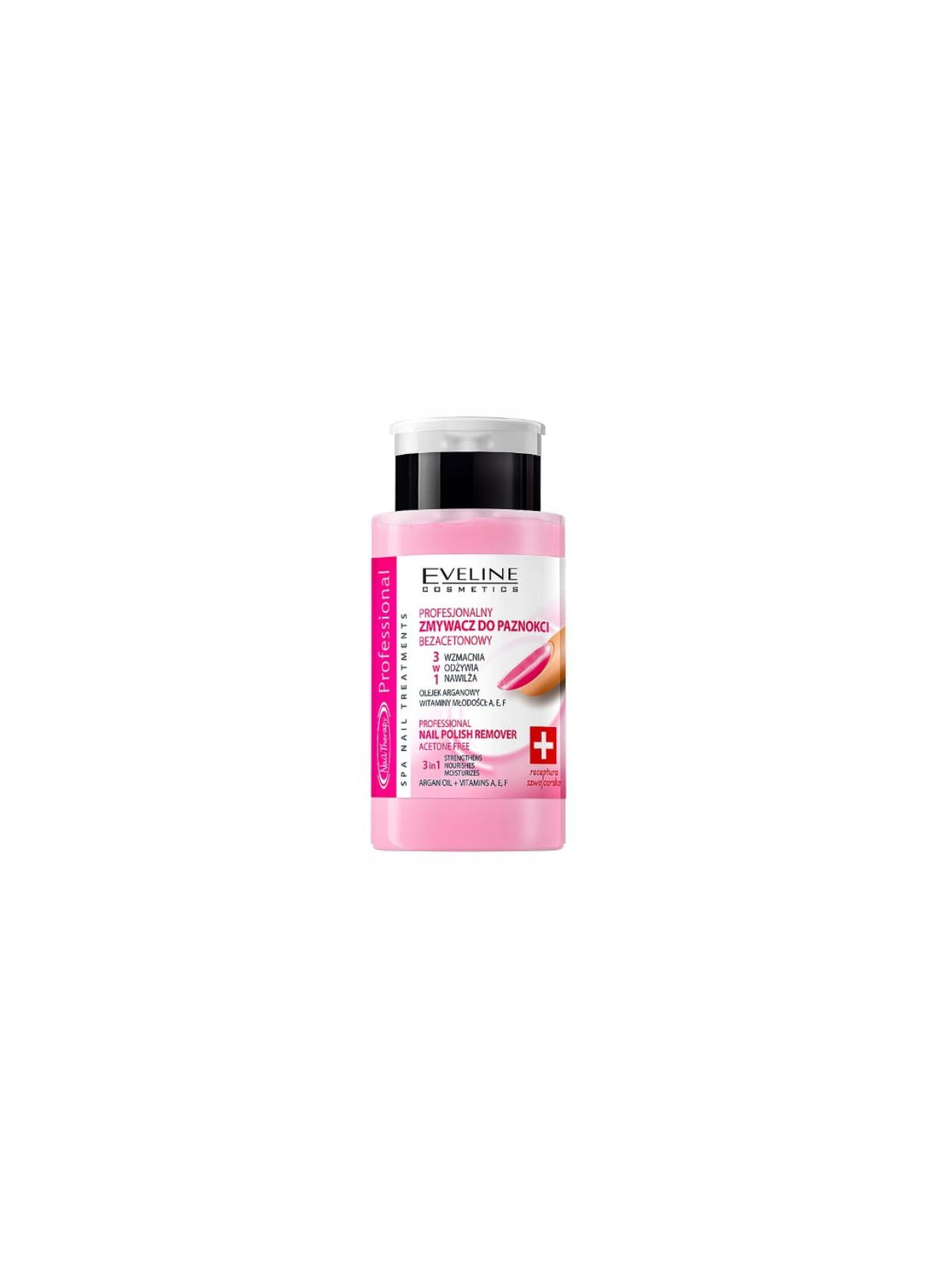 Removedor Verniz com Doseador Eveline Nail Therapy 190 ml