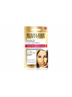 Máscara Rejuvenescente Antirrugas 3 em 1 Eveline Gold Lift E