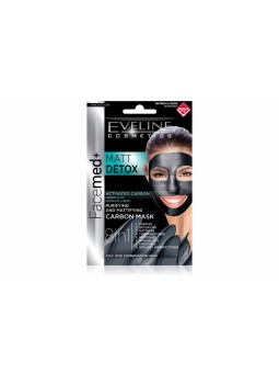 Máscara Facial Detox Purificante e Matificante de Carvão Eve