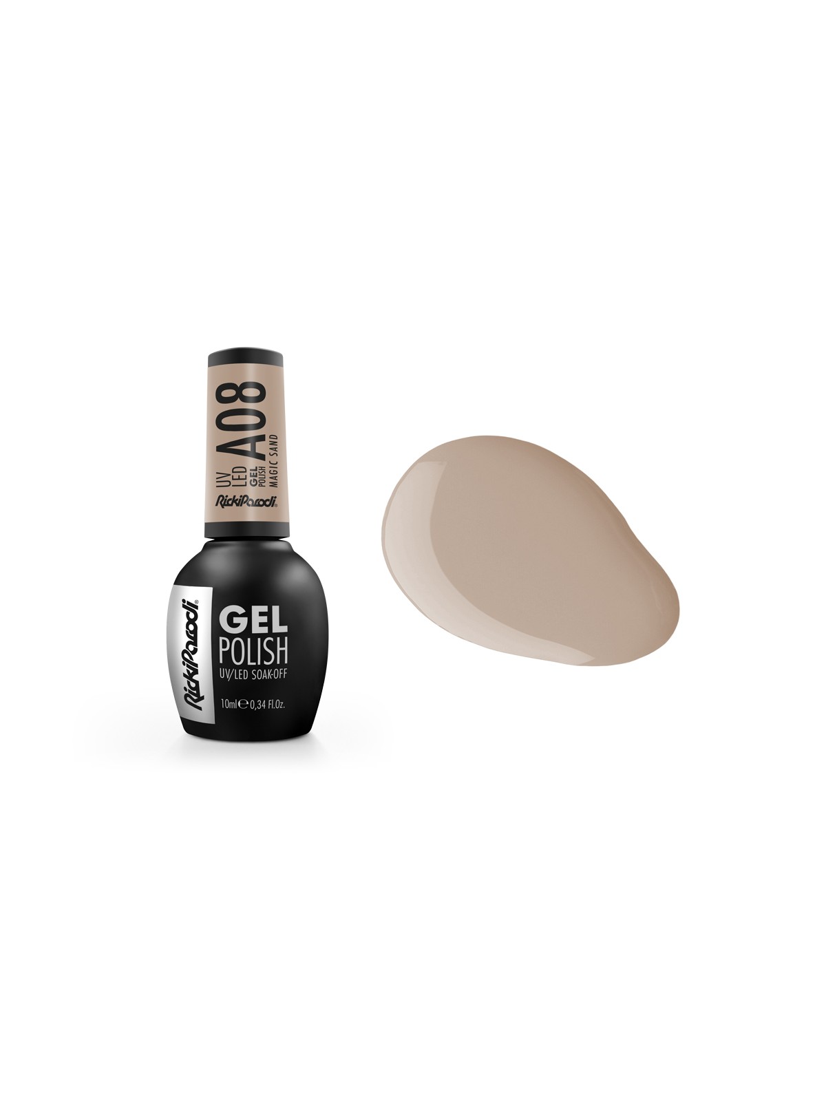 Verniz Gel Rickiparodi Magic Sand A08 10 ml