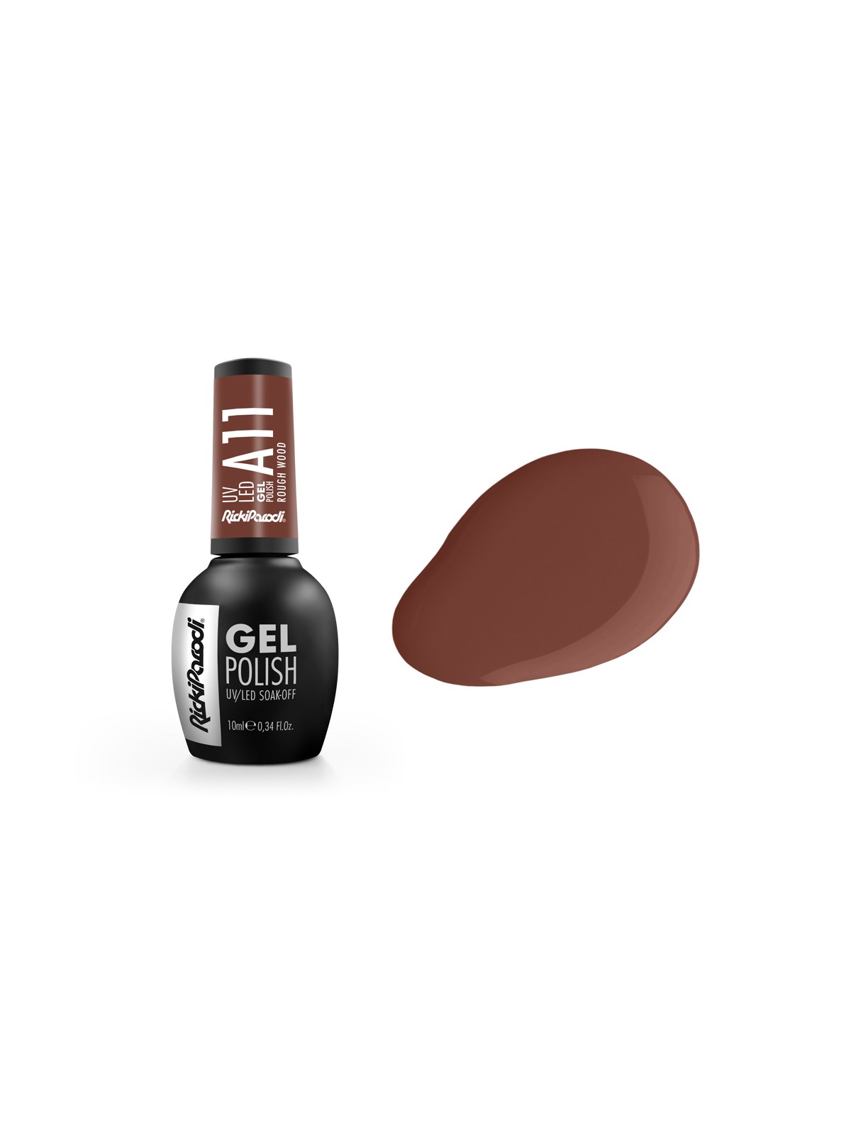 Verniz Gel Rickiparodi Rough Wood A11 10 ml