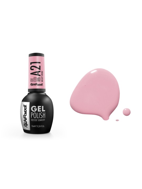 Verniz Gel Rickiparodi Milky Wind A21 10 ml
