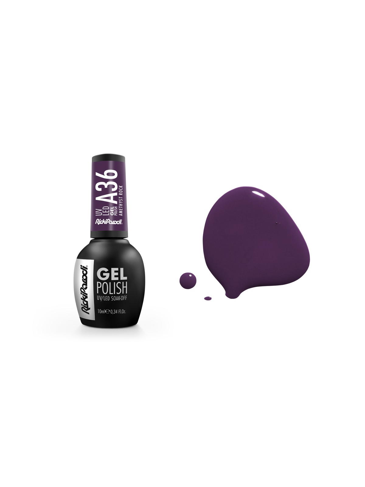 Verniz Gel Rickiparodi Amethyst Rock A36 10 ml