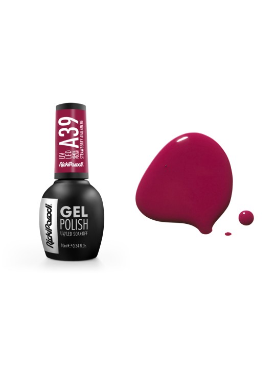 Verniz Gel Rickiparodi Strawberry Avalanche A39 10 ml