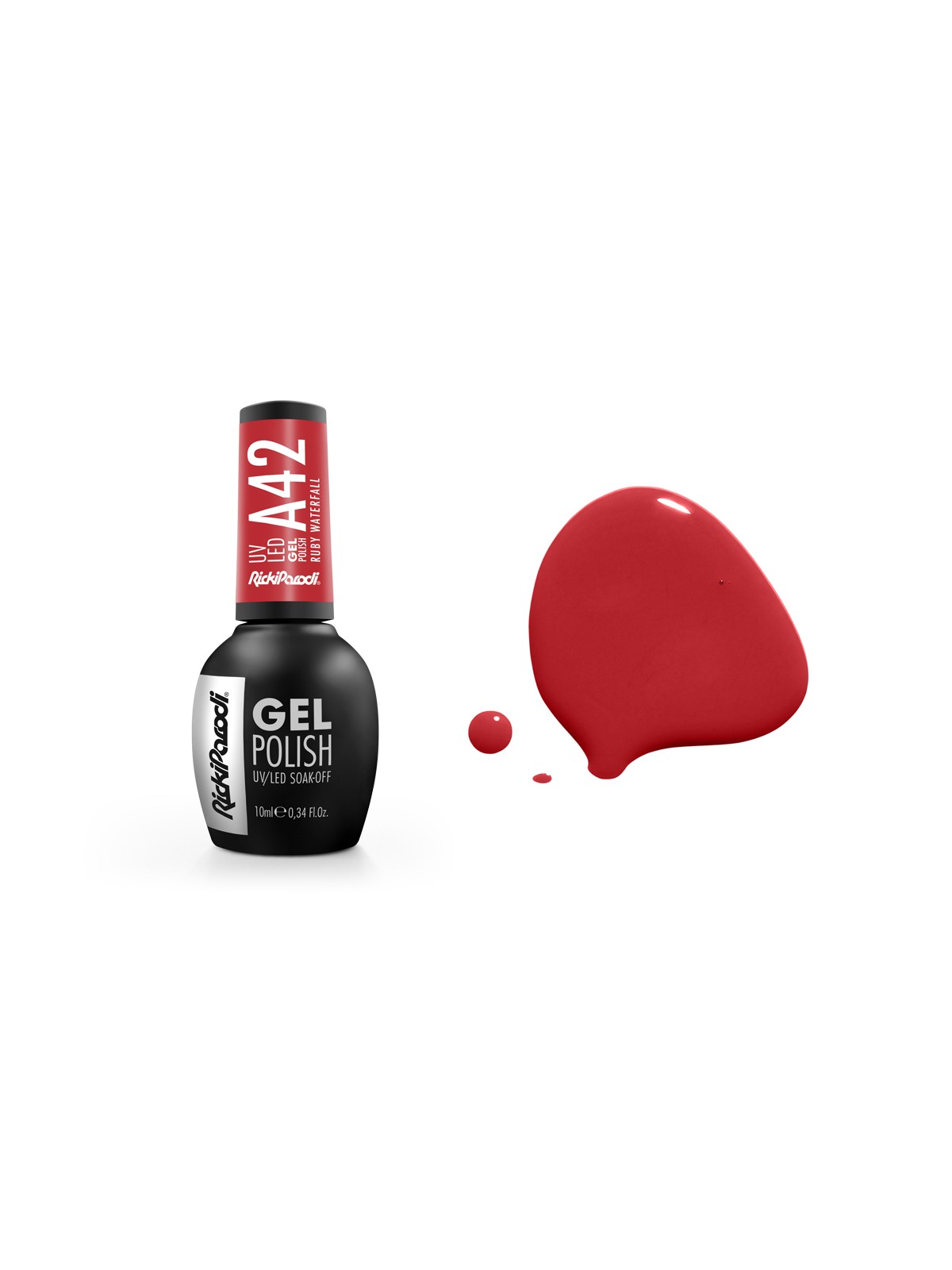 Verniz Gel Rickiparodi Ruby Waterfall A42 10 ml
