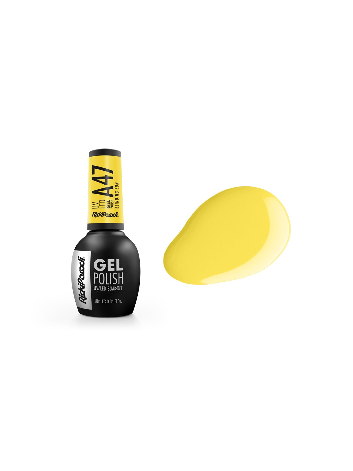 Verniz Gel Rickiparodi Blinding Sun A47 10 ml