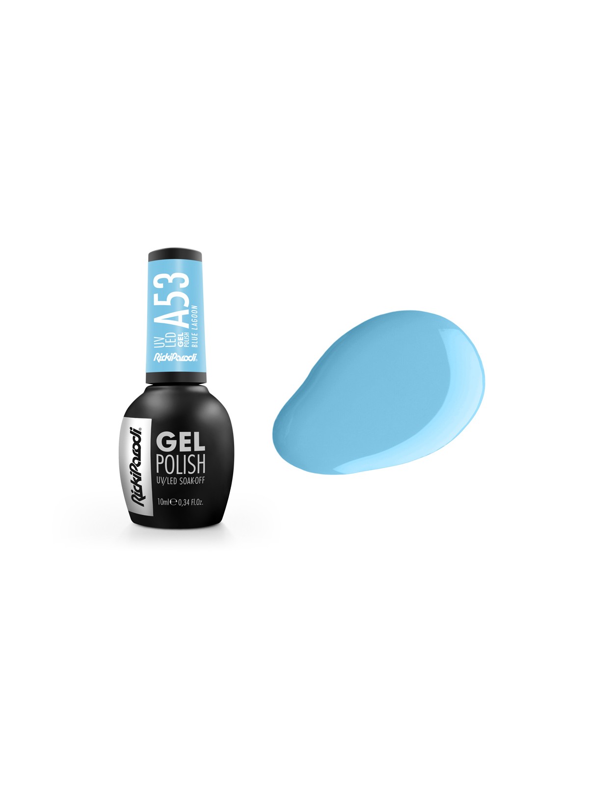 Verniz Gel Rickiparodi Blue Lagoon A53 10 ml