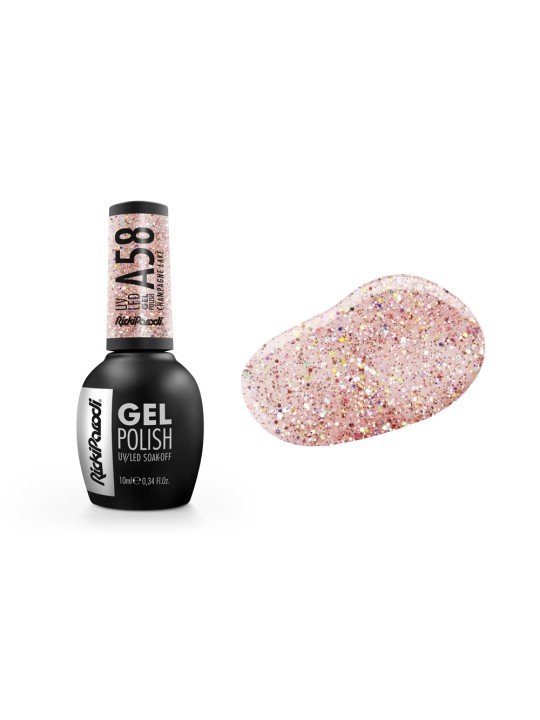 Verniz Gel Rickiparodi Champagne Lake A58 10 ml