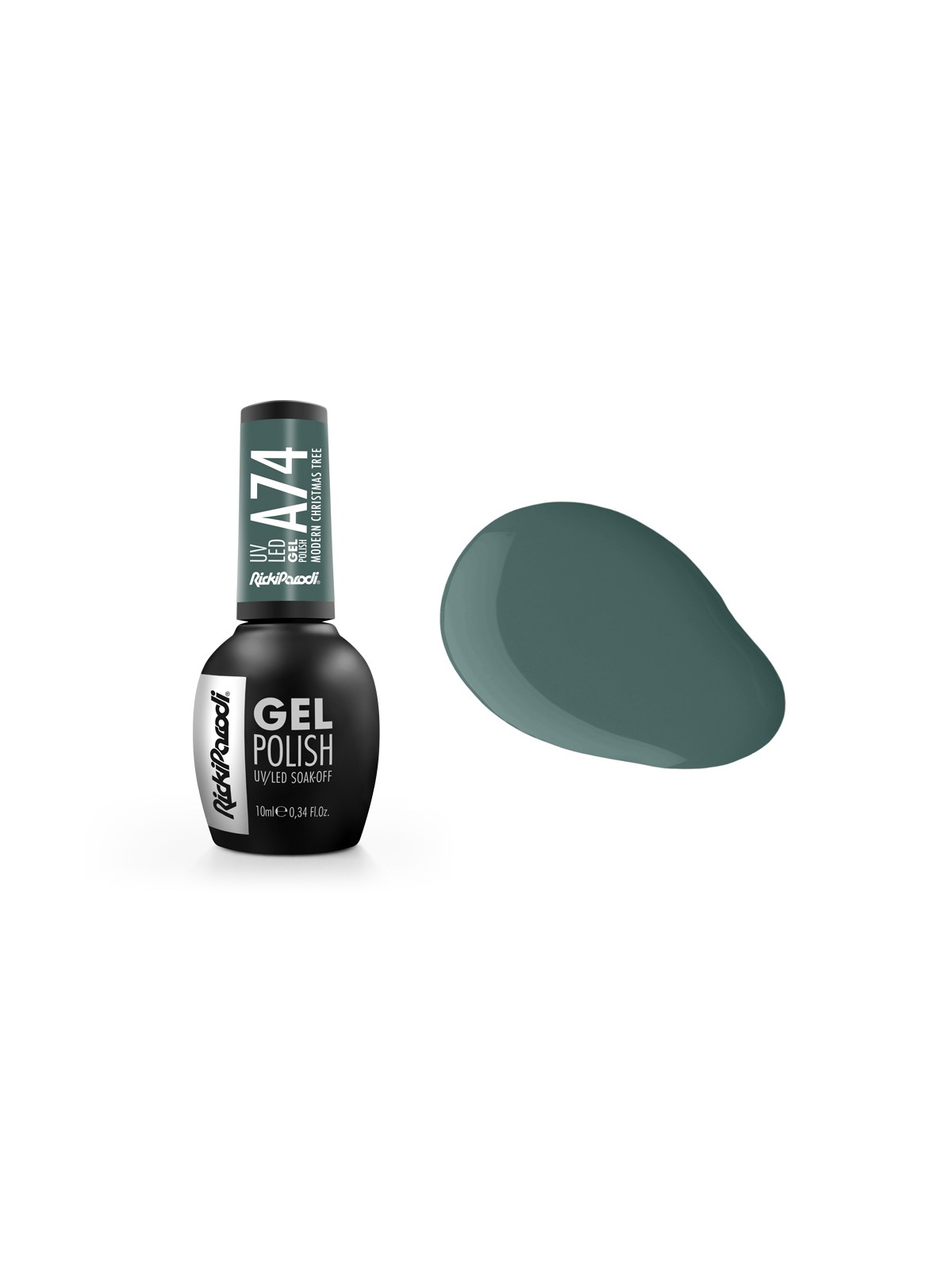 Verniz Gel Rickiparodi Modern Christmas Tree A74 10 ml