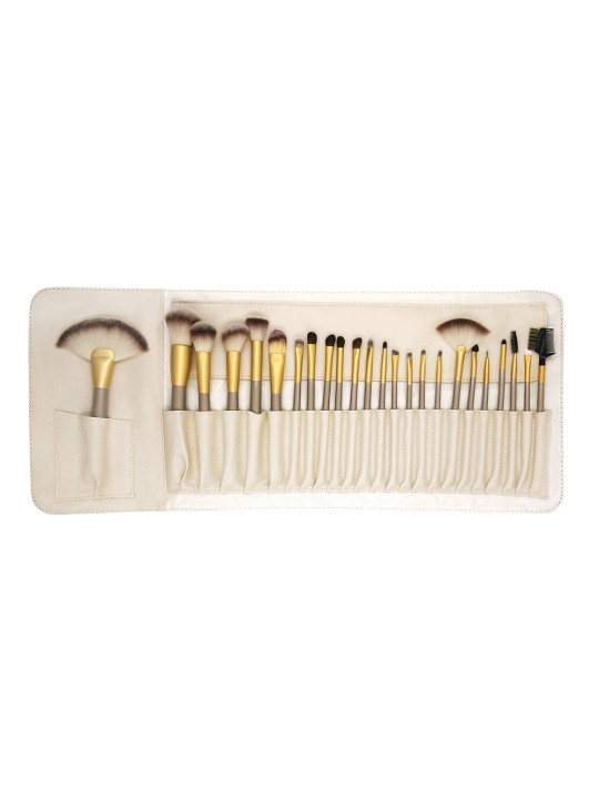 Pincel Maquilhagem Rickiparodi Makeup Set Estojo 24 Pincéis