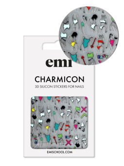 Charmicon 3D Silicone Stickers /208 Easy-Breezy