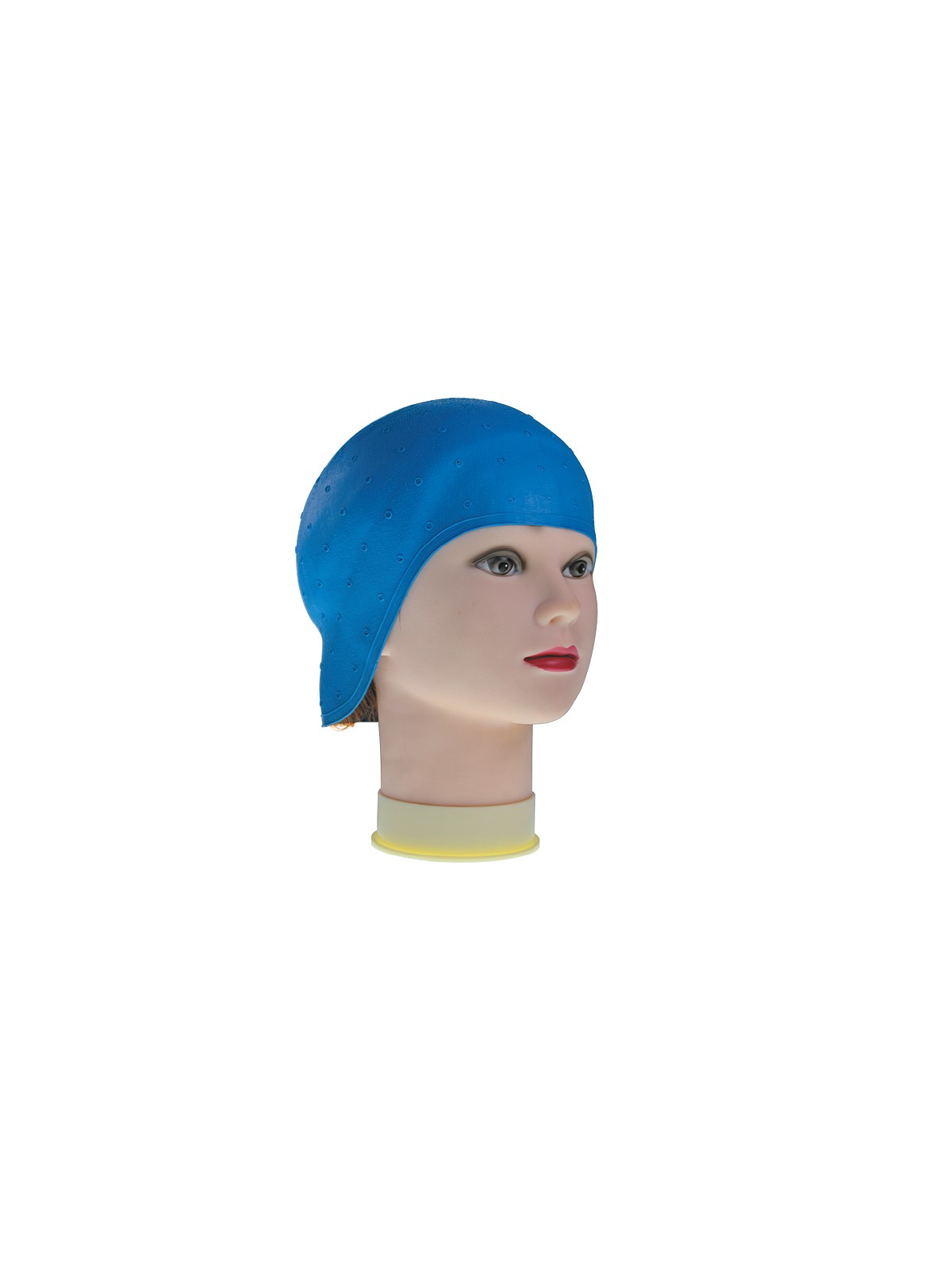 Touca Madeixas Borracha Azul